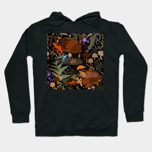 Frogs and Mushrrooms Hoodie